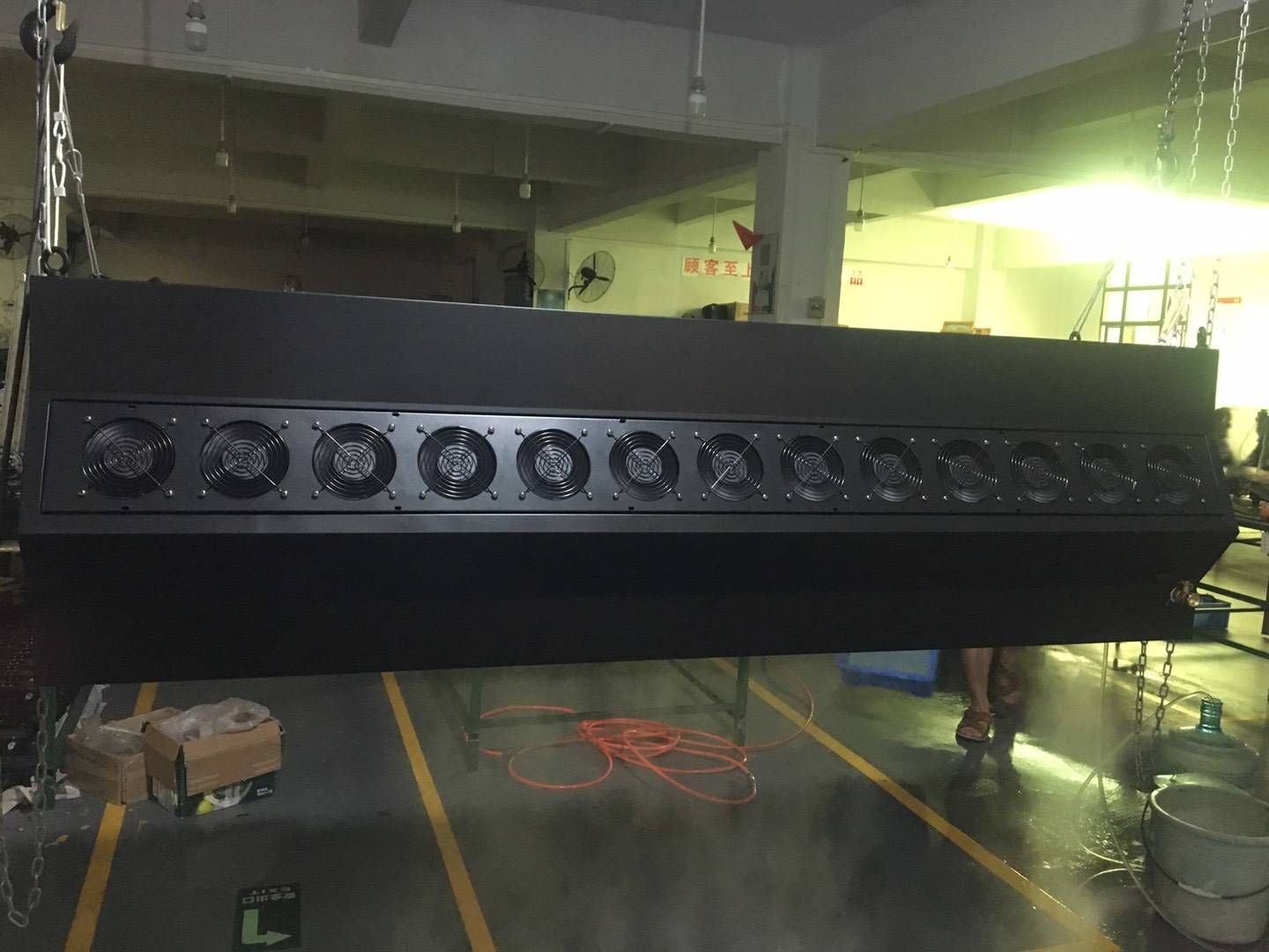 霧屏成像需要什么樣的條件！效果圖